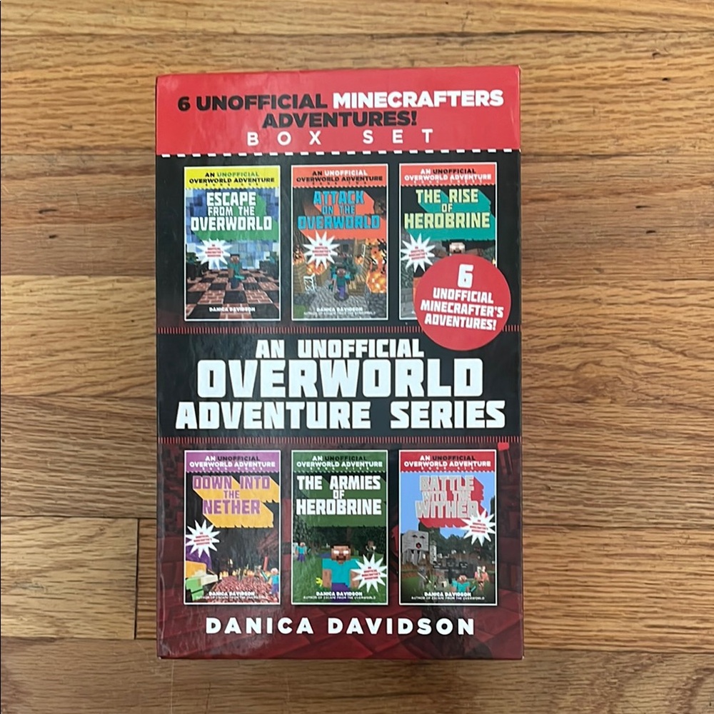 NWOT-Unofficial Minecraft Adventure Series Box Set-6 books - Picture 2 of 11